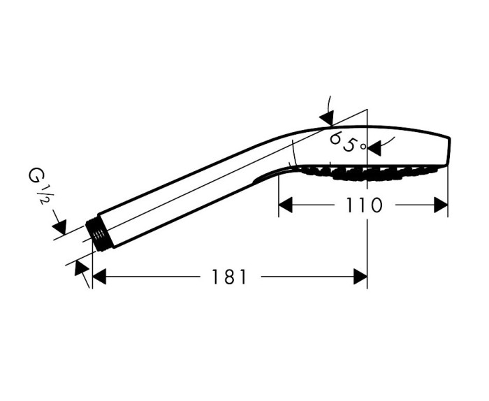 Ручной душ Croma E Hansgrohe, золото арт. 26815990