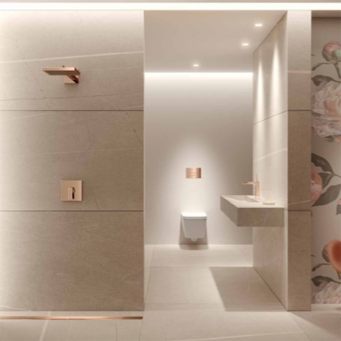 Профиль для душа, 1200 мм, brushed red gold, drainprofile TECE арт. 671203