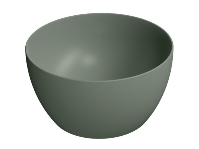 Раковина накладная 42х42х22 см, agave matte, санфаянс, Color-elements GSI арт. 885204