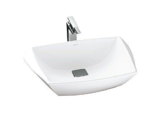 Раковина 607x483, накладная, Jewelhex TOTO, LW681B цвет: белый