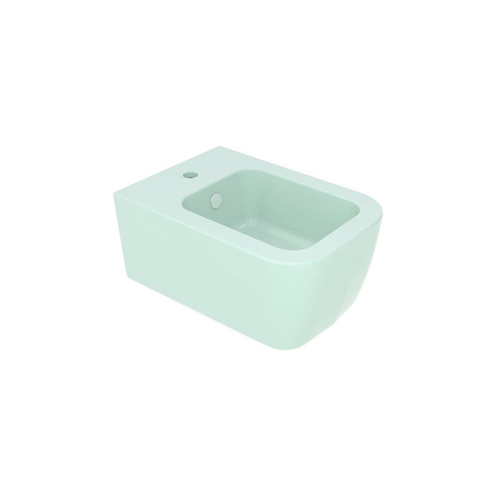 Биде подвесное бирюзовый глянцевый, GSG Ceramic Design Brio, BRBISO024