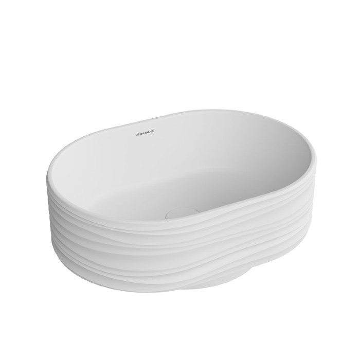 Раковина накладная 50x36,6см, Sabbia Kerama Marazzi, белый - SA.wb.50\WHT.M