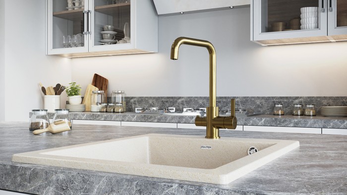 Смеситель для кухни  Paulmark LOGAS, бронза - Lo213021-BR