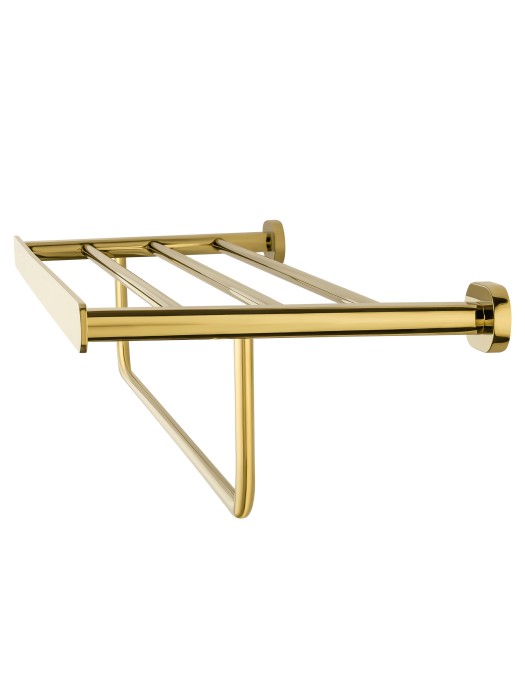Полотенцедержатель с полкой, Wonzon & Woghand First, WW-8481-LG цвет: золото