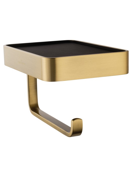 Держатель для туалетной бумаги с полкой, Wonzon & Woghand Roma, WW-7236 цвет: бронза