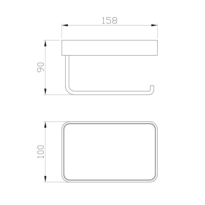 Держатель для туалетной бумаги с полкой, Wonzon & Woghand Roma, WW-7236 цвет: бронза