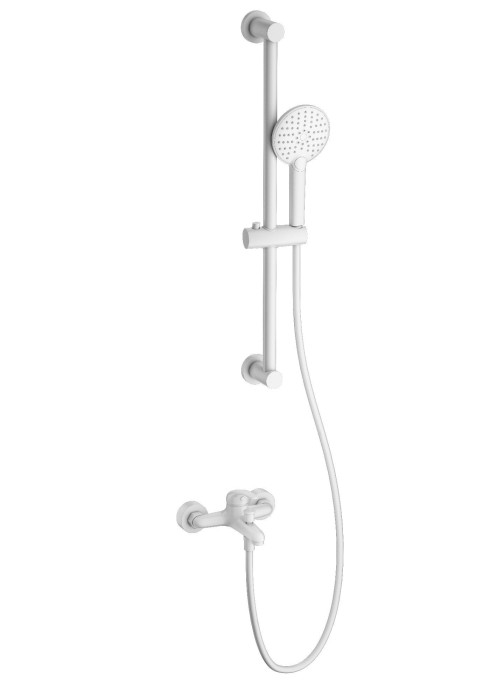 Смеситель для ванны с душевым гарнитуром, Wonzon &amp; Woghand, WW-4560-MW цвет: белый