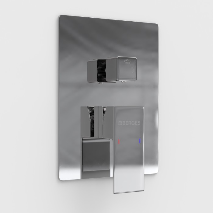 Душевой комплект BERGES Ventas, хром арт. 073001