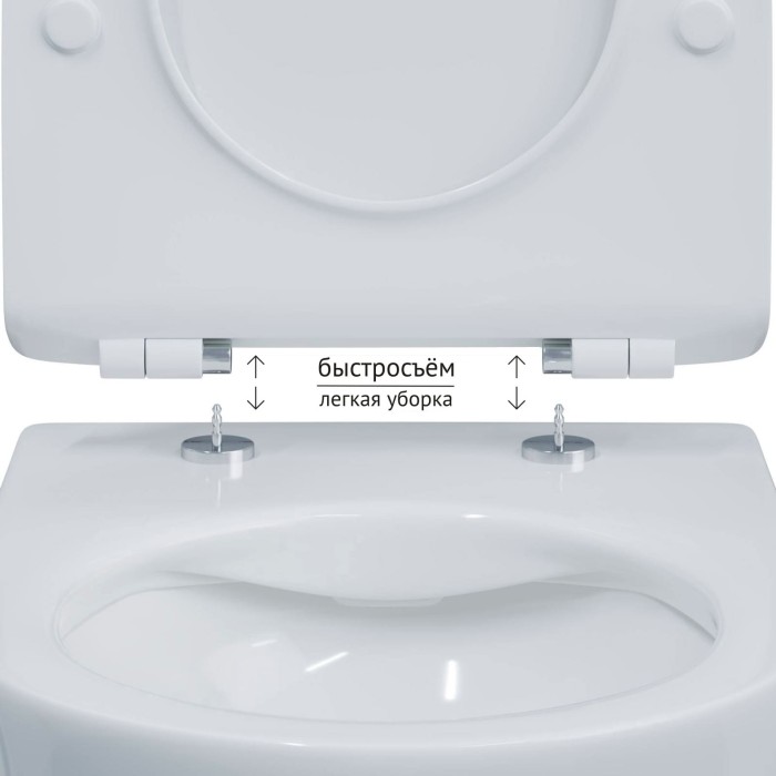 Унитаз BERGES PUMA, сиденье дюропласт Toma Slim SO, арт. 082126