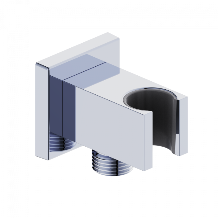 Шланговое подключение с держателем, Wonzon &amp; Woghand, WW-HZ2312-CR цвет: хром