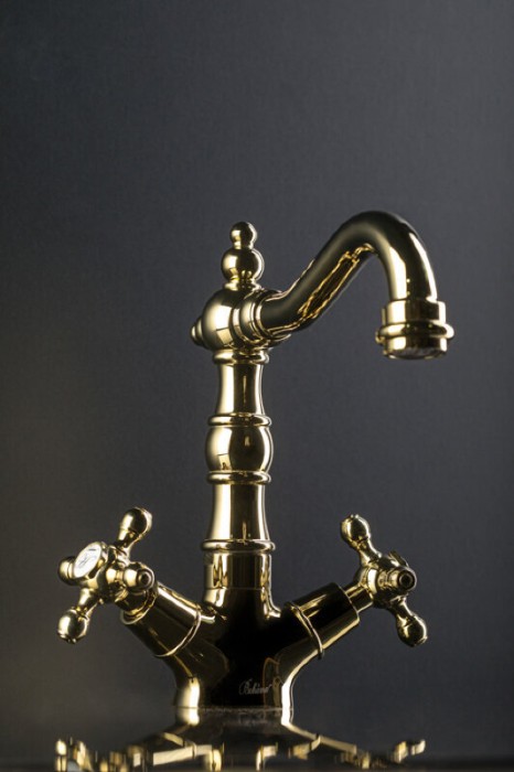 Смеситель для раковины, золото, Tradizionale Oro Boheme 292