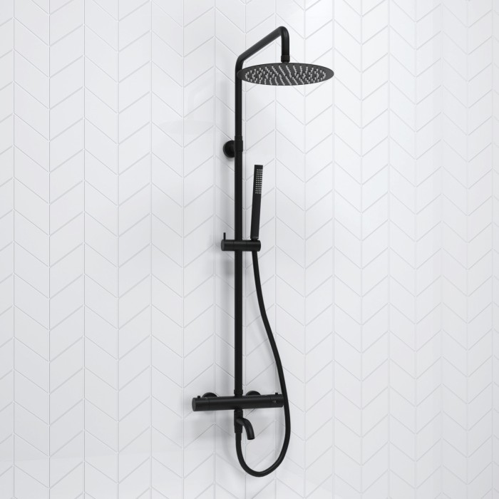 Душевая система с термостатическим смесителем WasserKRAFT арт. A288.258.217.BM Thermo