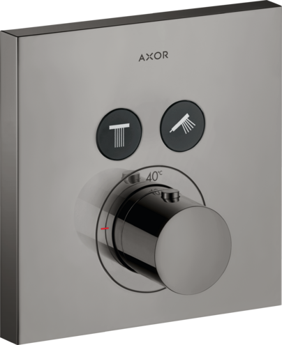 Термостат для душа ShowerSelect Axor, полированный черный хром арт. 36715330