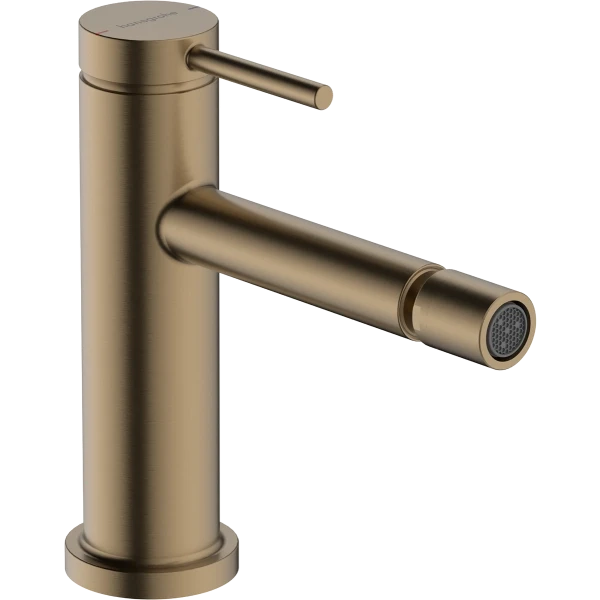 Смеситель для биде со сливным гарнитуром, Hansgrohe Tecturis S, бронза арт. 73201140