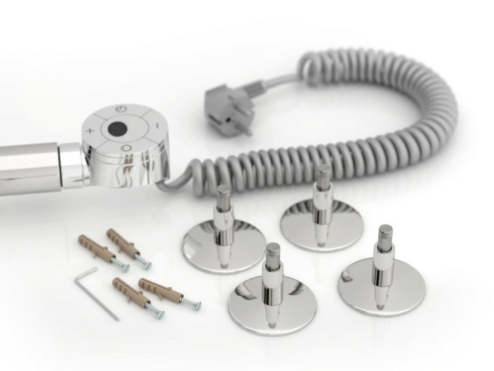 Стилье Электрический полотенцесушитель 800x500, Формат 22, 00522-8060 цвет: без покрытия