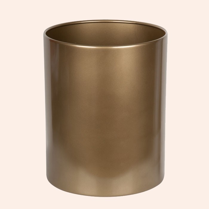 Ведро открытое 12,5 литра, Harmony золото, Tiffany World - TWCV011-12,5oro