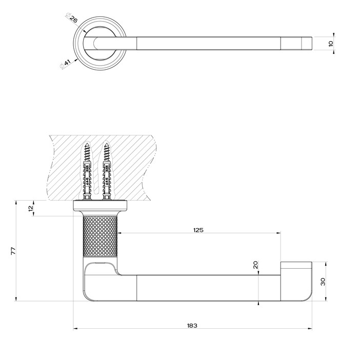 Настенный держатель для туалетной бумаги вертикальный или горизонтальный, Gessi Inciso, black xl арт. 58455#299