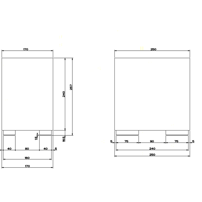 Корзина для мусора, Gessi Rettangolo, хром/белый арт. 20990#031