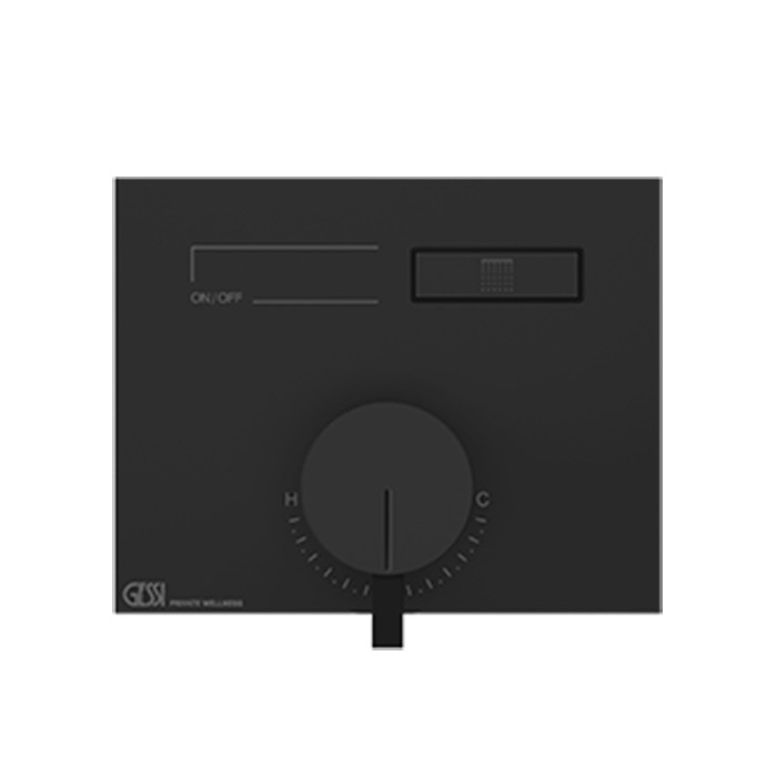 Смеситель для душа, с включением 1 источника, Gessi Hi Fi, black metal pvd арт. 63061#706