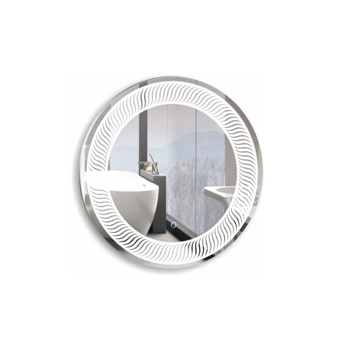 Зеркало D770 LED, LED-подсветка с диммером, сенсорный выключатель, Azario Марс - ФР-00000939