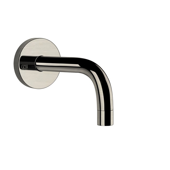 Настенный излив короткий, комбинируемый с удаленным управлением, Gessi Emporio Via tortona, finox brushed nickel арт. 44285#149