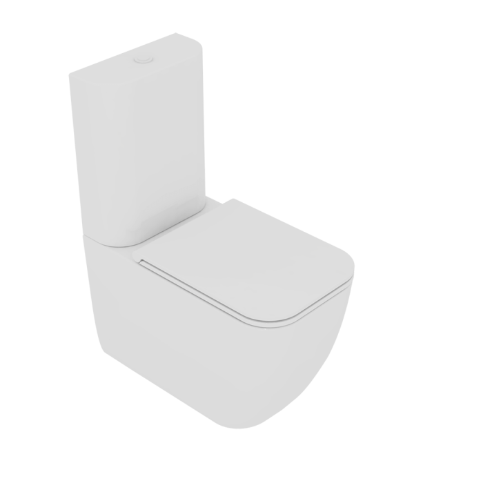 Чаша напольного унитаза белый глянцевый, GSG Ceramic Design Brio, BRMBL000P