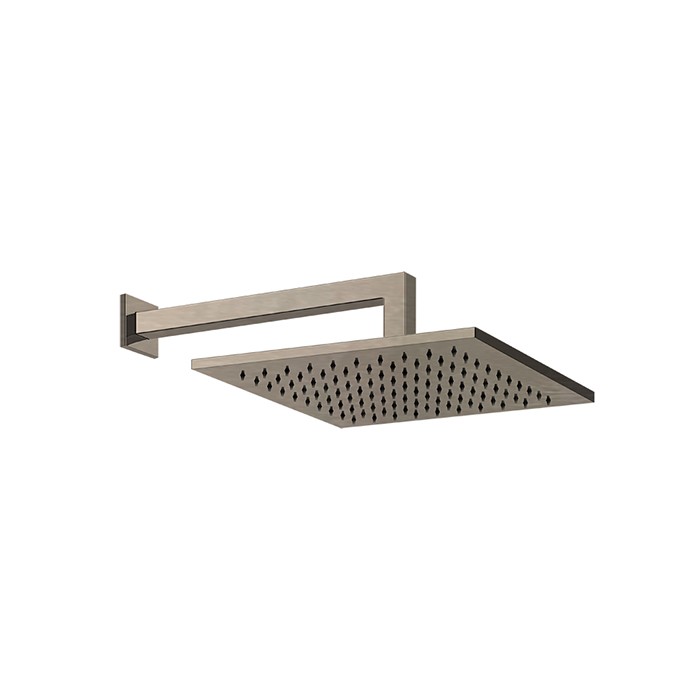 Верхний душ, подвесной, поворотная, с защитой от известкового налёта, Gessi Emporio shower, finox brushed nickel арт. 47368#149