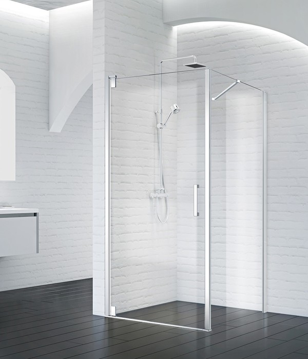 Душевой уголок 90x195 BelBagno, глянцевый хром, Marmi арт. MARMI-A-1-90-C-Cr