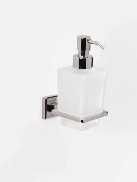 Настенный стеклянный дозатор c металлической помпой Colorado Gedy, 6981(13) цвет: хром