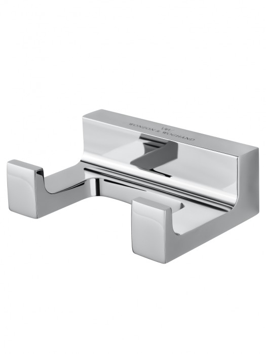 Двойной крючок для ванной, Wonzon &amp; Woghand Eclipse, WW-9125 цвет: хром