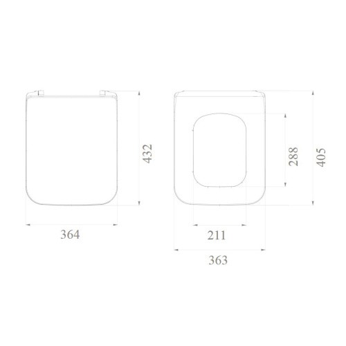 Крышка для унитаза микролифт, Boheme Hermitage - 956