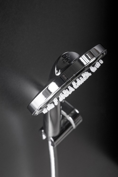 Стойка для душа со смесителем gunmetall, Boheme Spectre - 458-GM