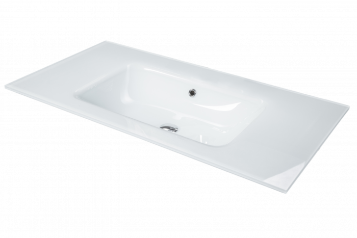 Столешница стекло 80см моноблок white, Boheme Neoart - 852-080-WH