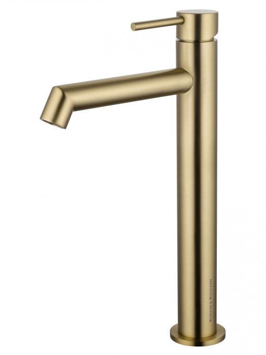 Смеситель для раковины высокий, Wonzon &amp; Woghand, WW-H1064-BG цвет: золото