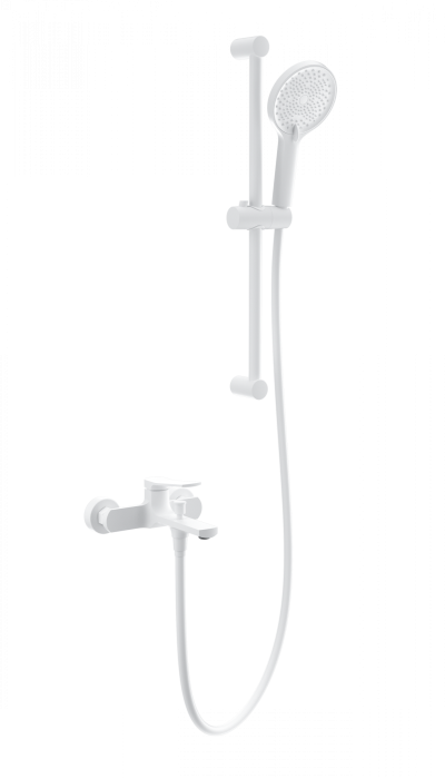 Смеситель для ванны с душевым гарнитуром, Wonzon &amp; Woghand, WW-C2036-MW цвет: белый