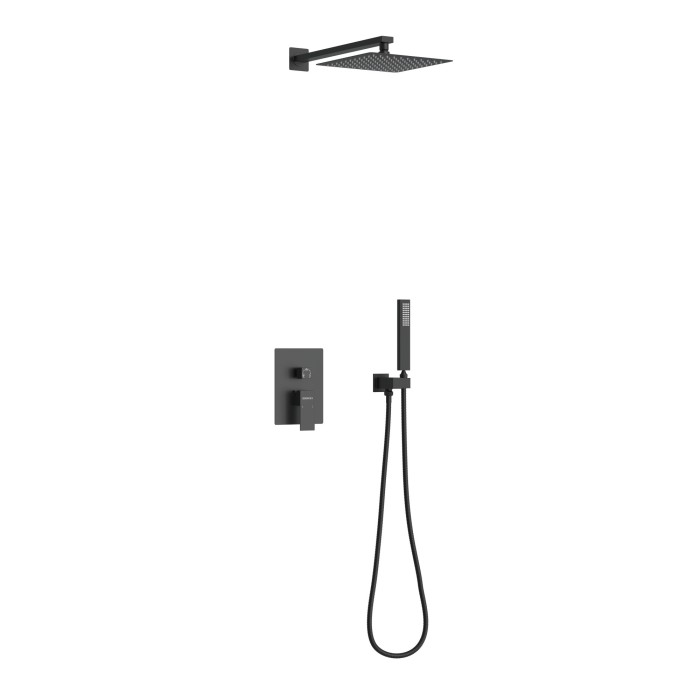 Душевой комплект BERGES Ventas, черный арт. 073002
