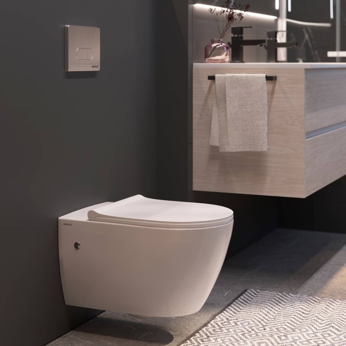 Унитаз BERGES MASCON, сиденье дюропласт Toma Slim SO, арт. 082128