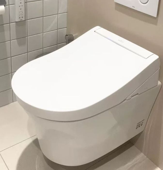 Унитаз подвесной TOTO GP CW553E безободковый, сиденье Washlet TCF34570 с пультом, скрытое подключение, цвет белый 