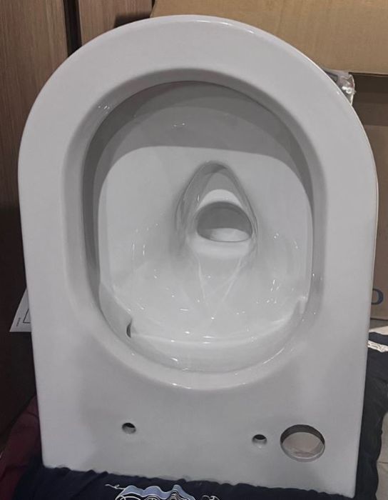 Унитаз подвесной TOTO GP CW553E безободковый, сиденье Washlet TCF34570 с пультом, скрытое подключение, цвет белый 