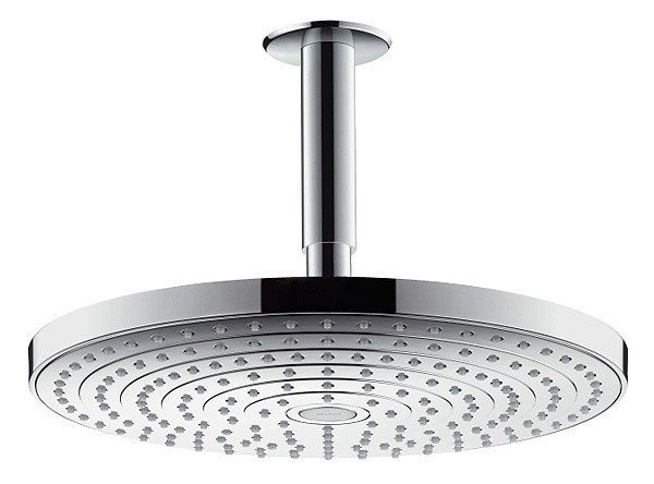 Верхний душ с потолочным кронштейном Raindance Select S Hansgrohe, хром арт. 27337000