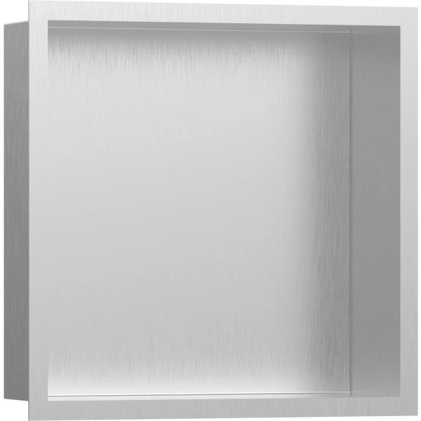 Настенный короб с цветом корпуса и дизайнерской рамой, 30х30х10 см, Hansgrohe XtraStoris Individual, сталь арт. 56097800