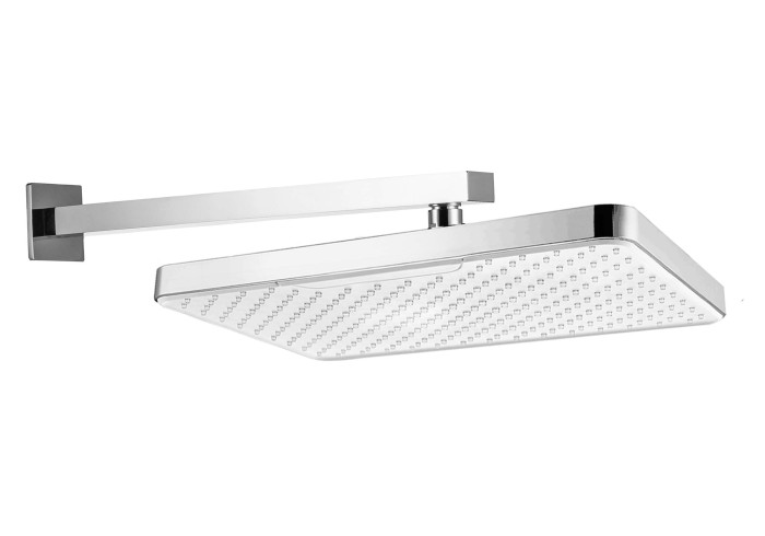 Верхний душ настенный 305х205мм, Aquatek, хром арт. AQ2081CR