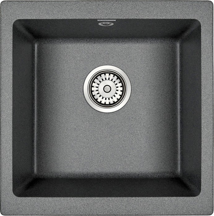 Мойка для кухни гранит 445х460 Paulmark GERA 50, графит - PM104546-DG