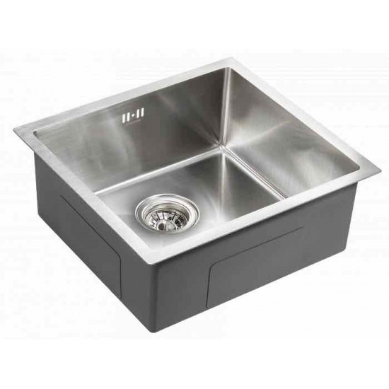 Мойка для кухни нержавеющая 480х440мм Paulmark MARX, брашированная нерж.сталь - PM214844-BS