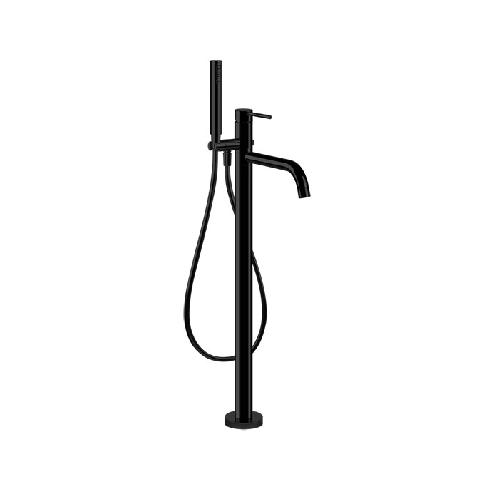 Смеситель для ванны, напольный, с душевой лейкой, Gessi Emporio Via tortona, black xl арт. 24943#299