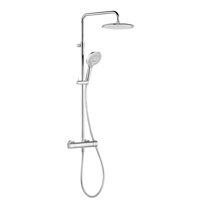 Душевая система с термостатом, freshline Kludi, хром - 6709205-00