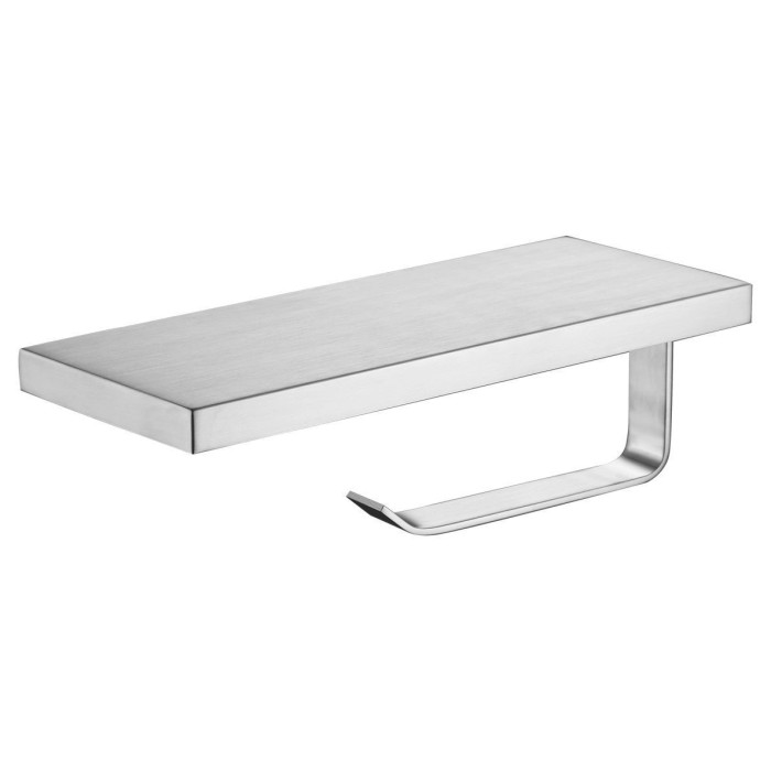 Держатель для туалетной бумаги с полкой, Wonzon &amp; Woghand, WW-V2801-CR цвет: хром