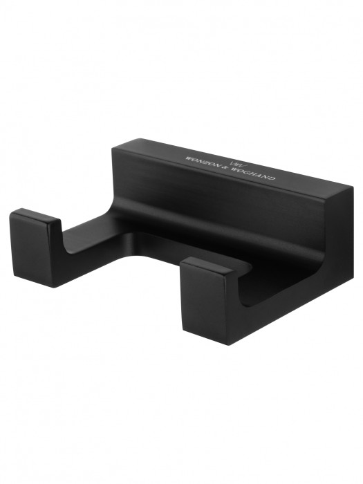 Двойной крючок для ванной, Wonzon &amp; Woghand Eclipse, WW-9125-BL цвет: черный