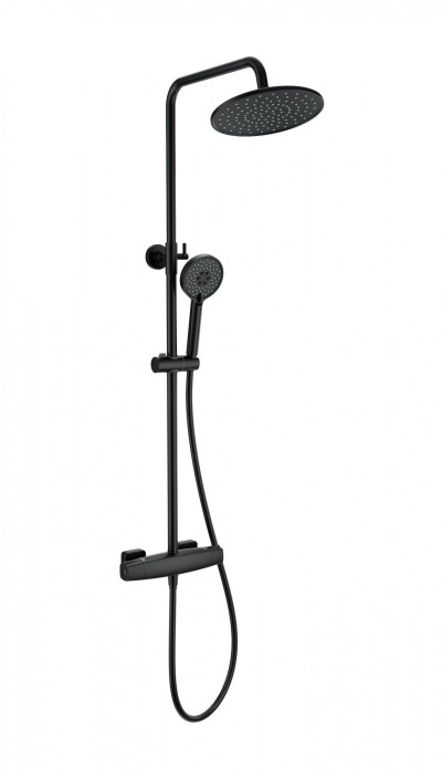 Душевая система с термостатом, Wonzon &amp; Woghand Neo, WW-B3035-A-MB цвет: черный
