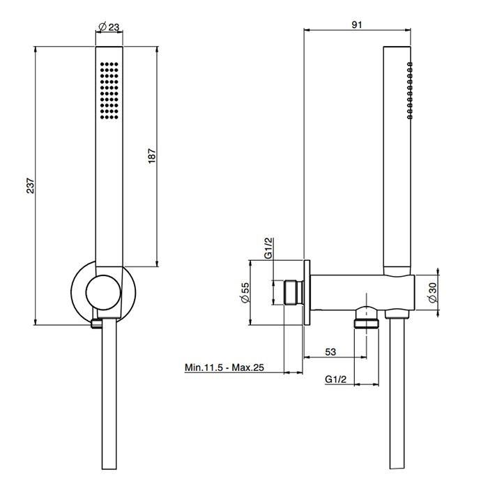 Fima Carlo Frattini Душевой гарнитур, ручной душ с держателем и шланогом 150см., Set doccia, F2287/4NOTOR цвет: золото